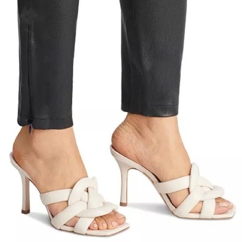 Coach Women's Kellie Leather Signature Dress Sandals 9.5B Beechwood Tan $225 - Picture 15 of 15